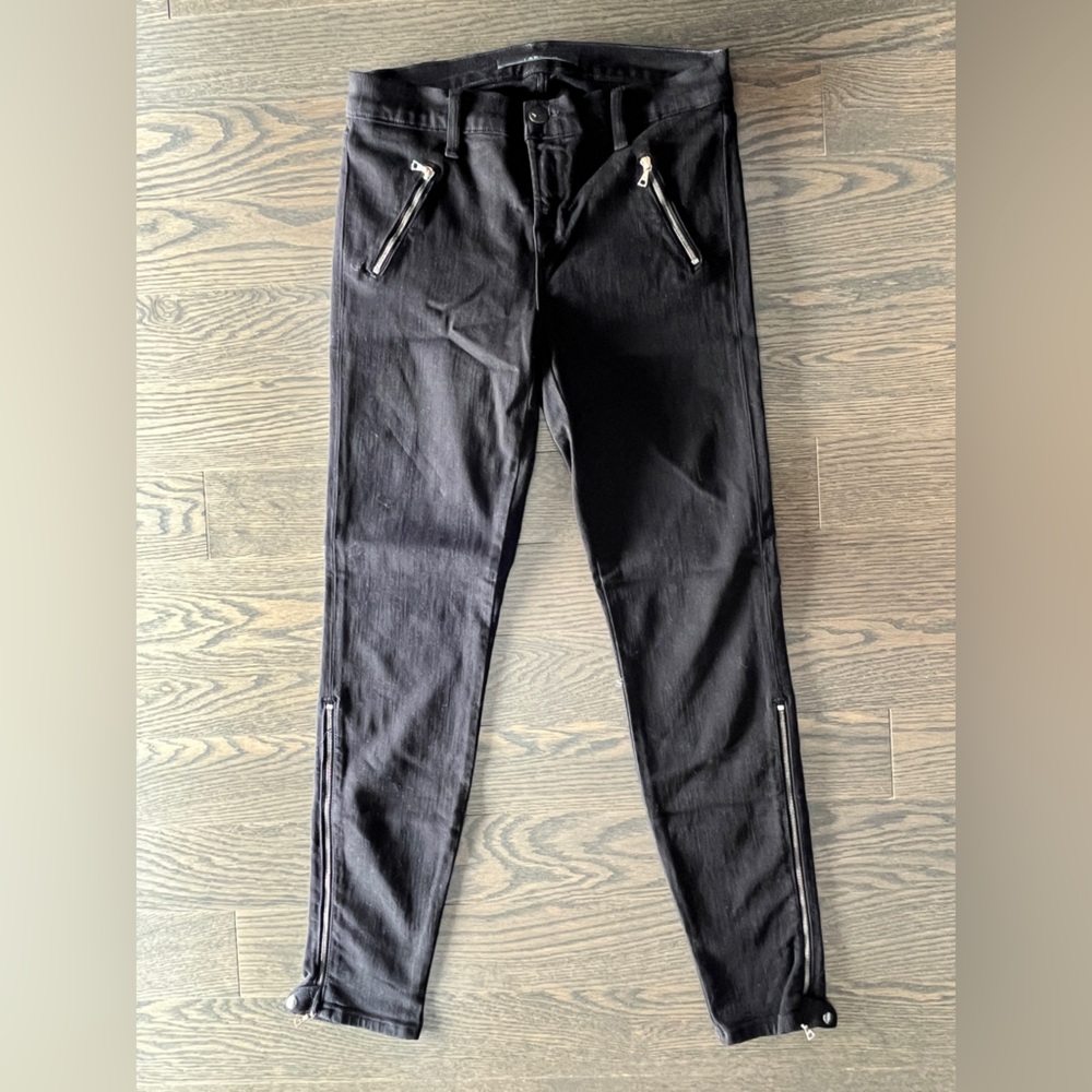 J Brand Black Ankle & Cropped Jeans